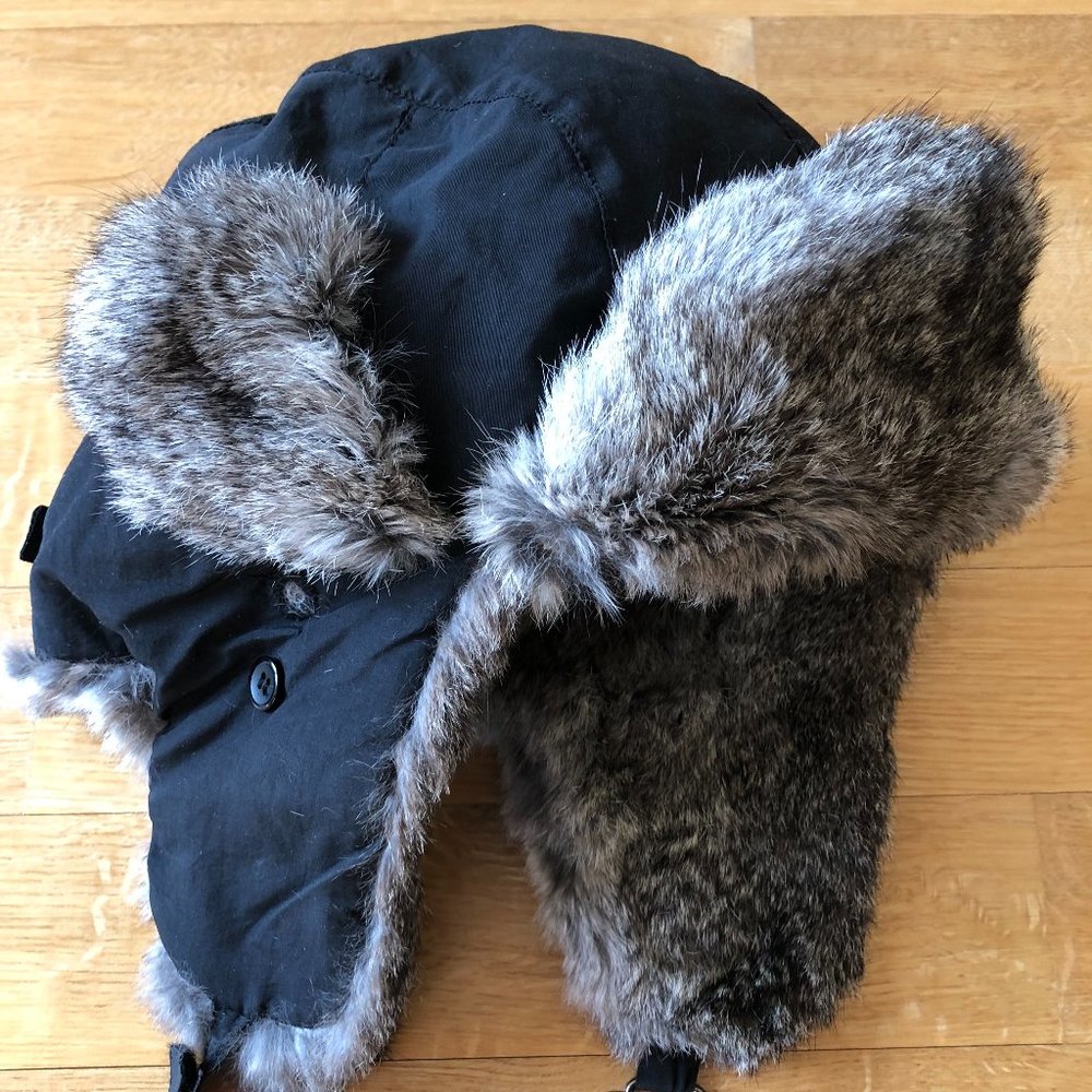 Women's FRR Canadian Down Hat w/ Rabbit Fur Trim